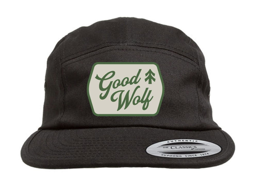 GWG Five Panel Hat - Black